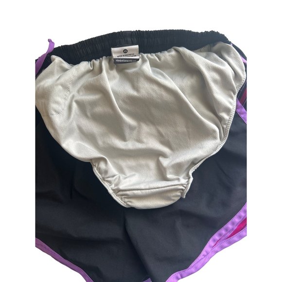 Nike Dri-Fit Black & Lavender Running Shorts, Size XS - Picture 8 of 9